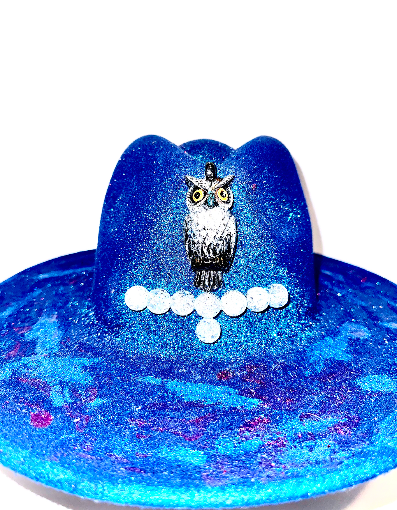 Decorative hat featuring owl design